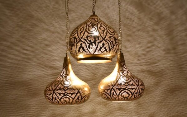 Pendant lamps-hanging lamps-Handcrafted brass - Image 6