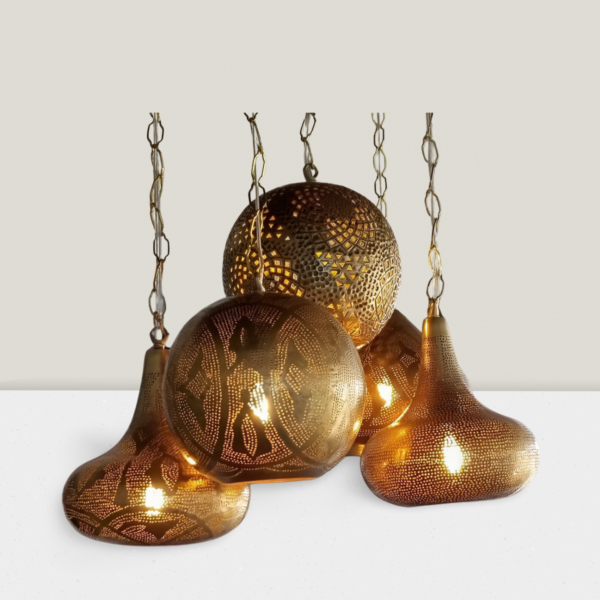 5 Moroccan pendant lamps-Pendant lamps