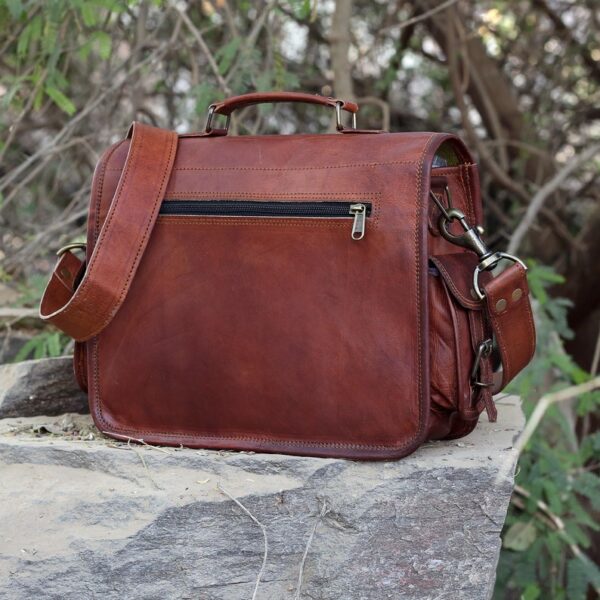 Authentic Leather bag. Handmade - Image 7