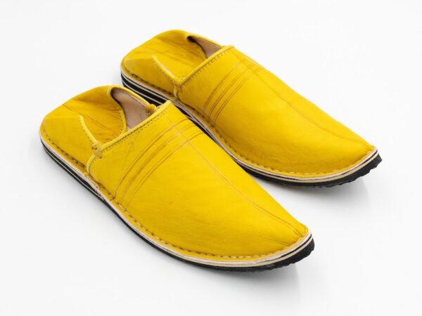 Tamizart genuine leather Slippers For men. (yellow) - Image 5