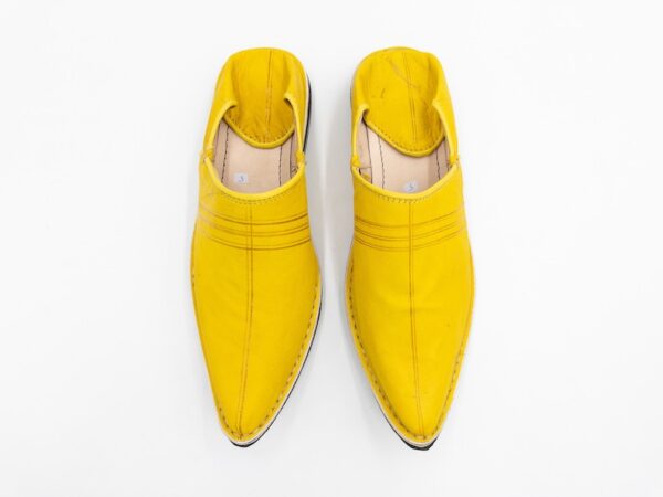 Tamizart genuine leather Slippers For men. (yellow) - Image 6