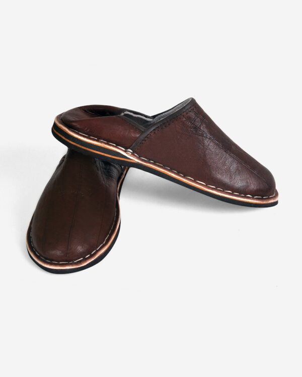 Leather Slippers || ori Berber Babouche - Image 5