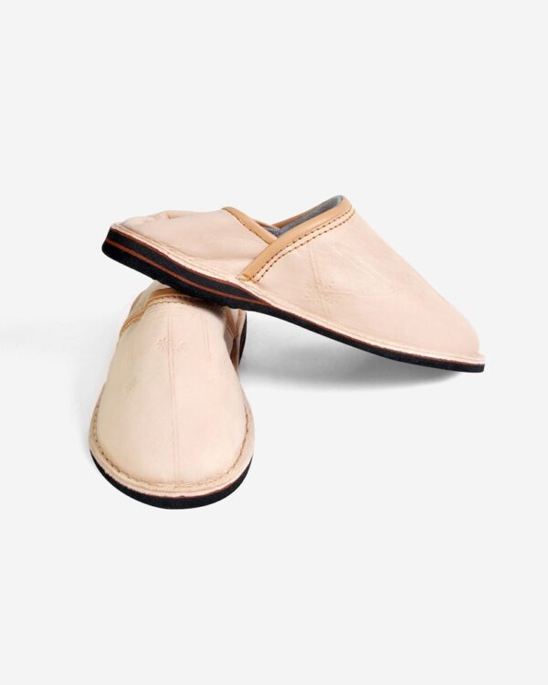 Leather Slippers || ori Berber Babouche - Image 3