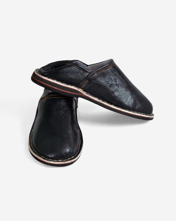 Leather Slippers || ori Berber Babouche - Image 2