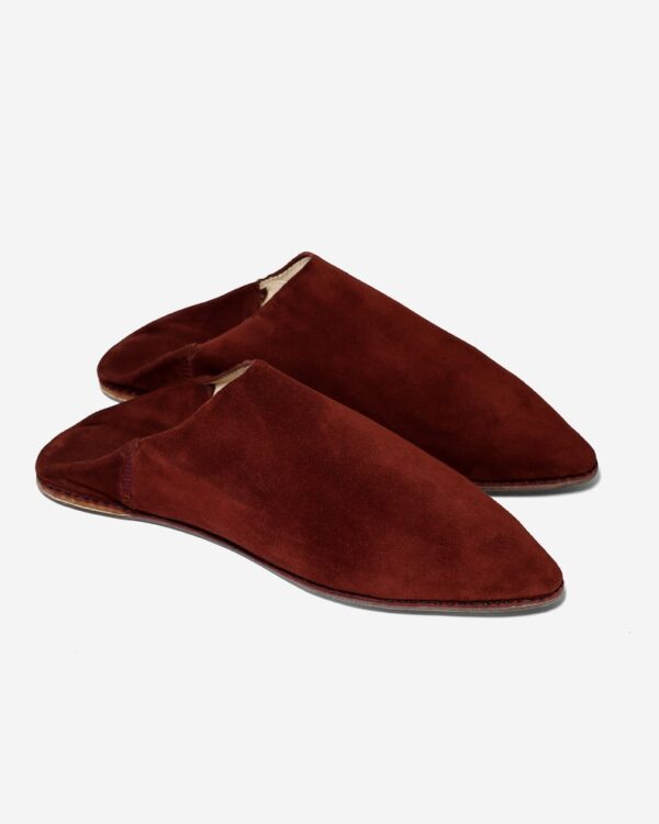 Leather Slippers || Suede Berber Babouche - Image 3