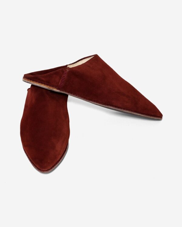 Leather Slippers || Suede Berber Babouche - Image 7