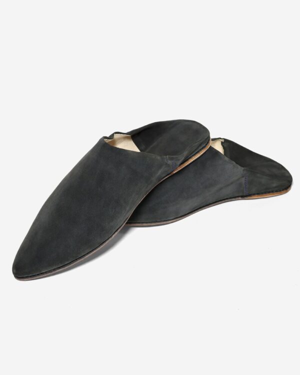 Leather Slippers || Suede Berber Babouche - Image 6